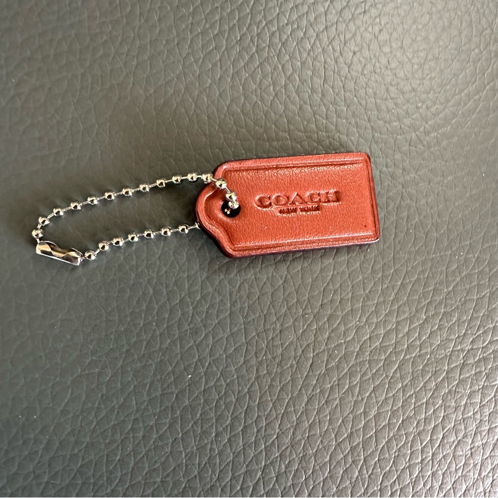 Coach Dark British Tan Hang Tag 1.5”
